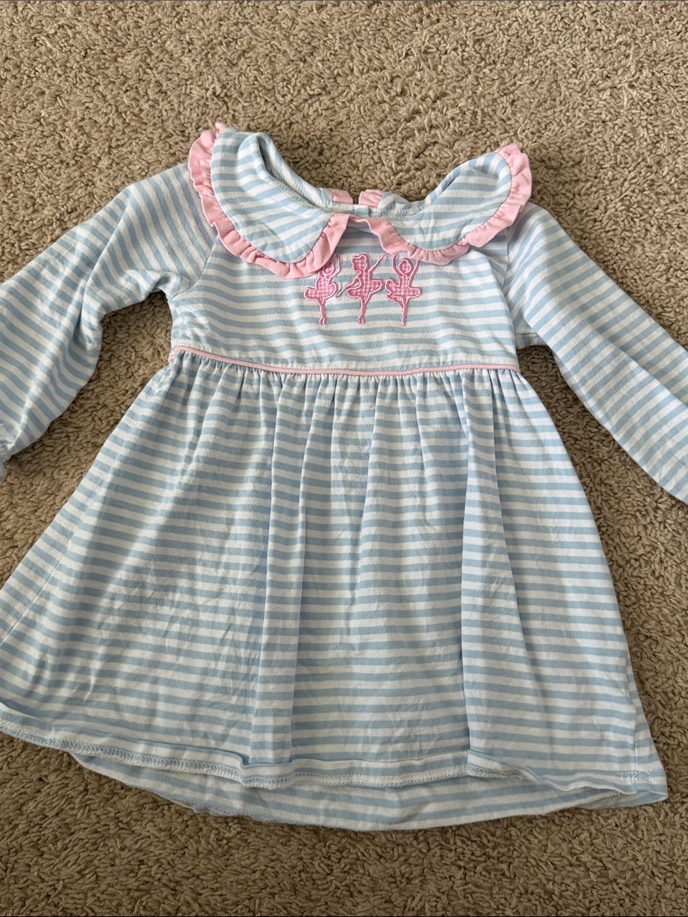 Stitchy Fish embroidered ballet dress